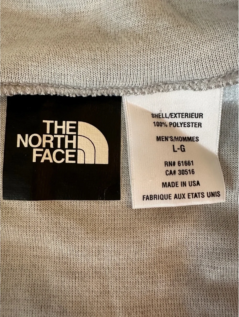 Vintage The North Face Fleece Jacket / Pullover - Men's Size Large - Made in USA